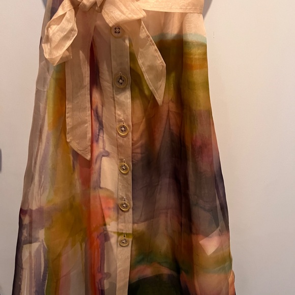 Anthropologie - Designed by Aimee Clarke - Silk shirtdress Size XS - Picture 4 of 6